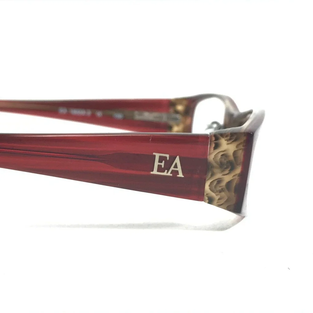 Elizabeth Arden EA 1902A-3 Eyeglasses Frames Brown Red Round Oval Full Rim 130